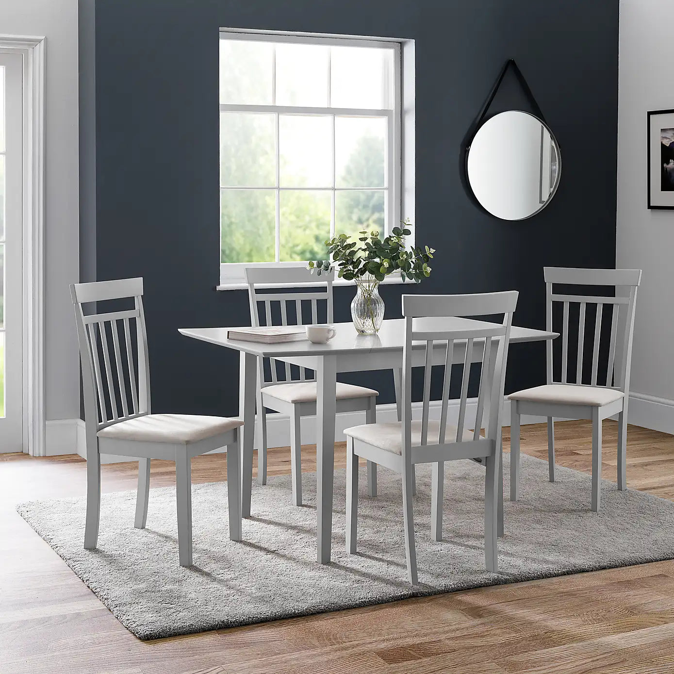 Rufford Grey Extending Dining Table