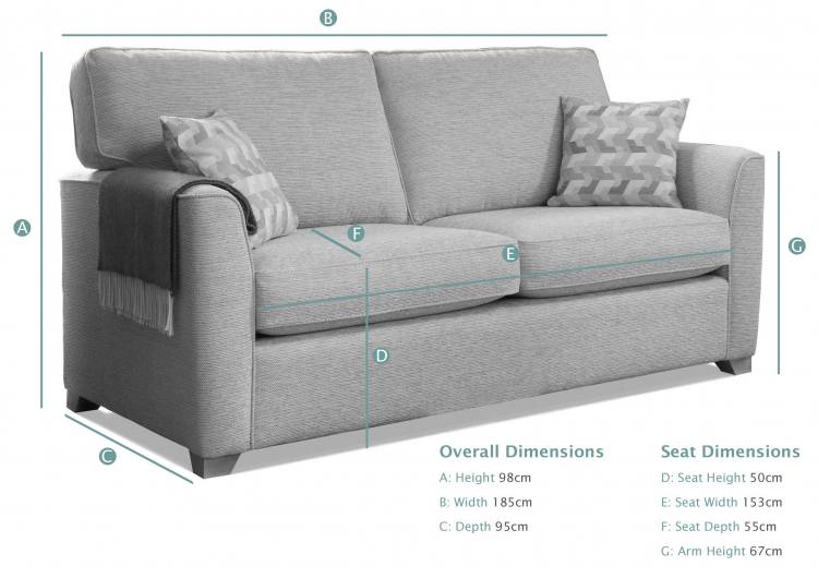 Rome 3 Seater Sofa