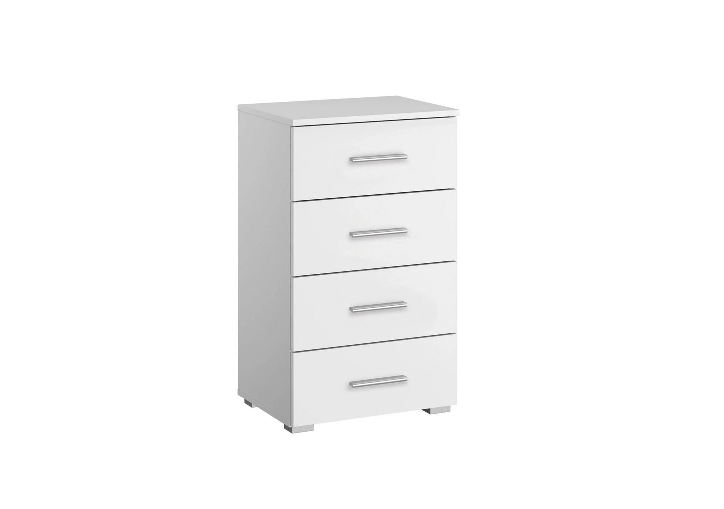 Alabama 4 Drawer Narrow Chest Alpine White