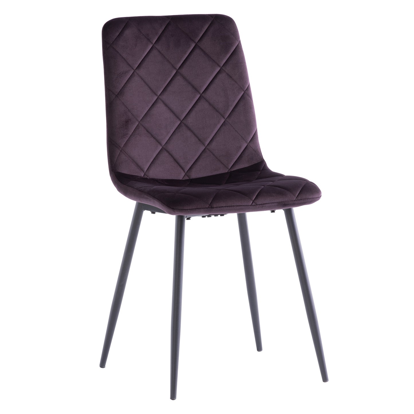 Bella Dining Chair Aubergine Purple