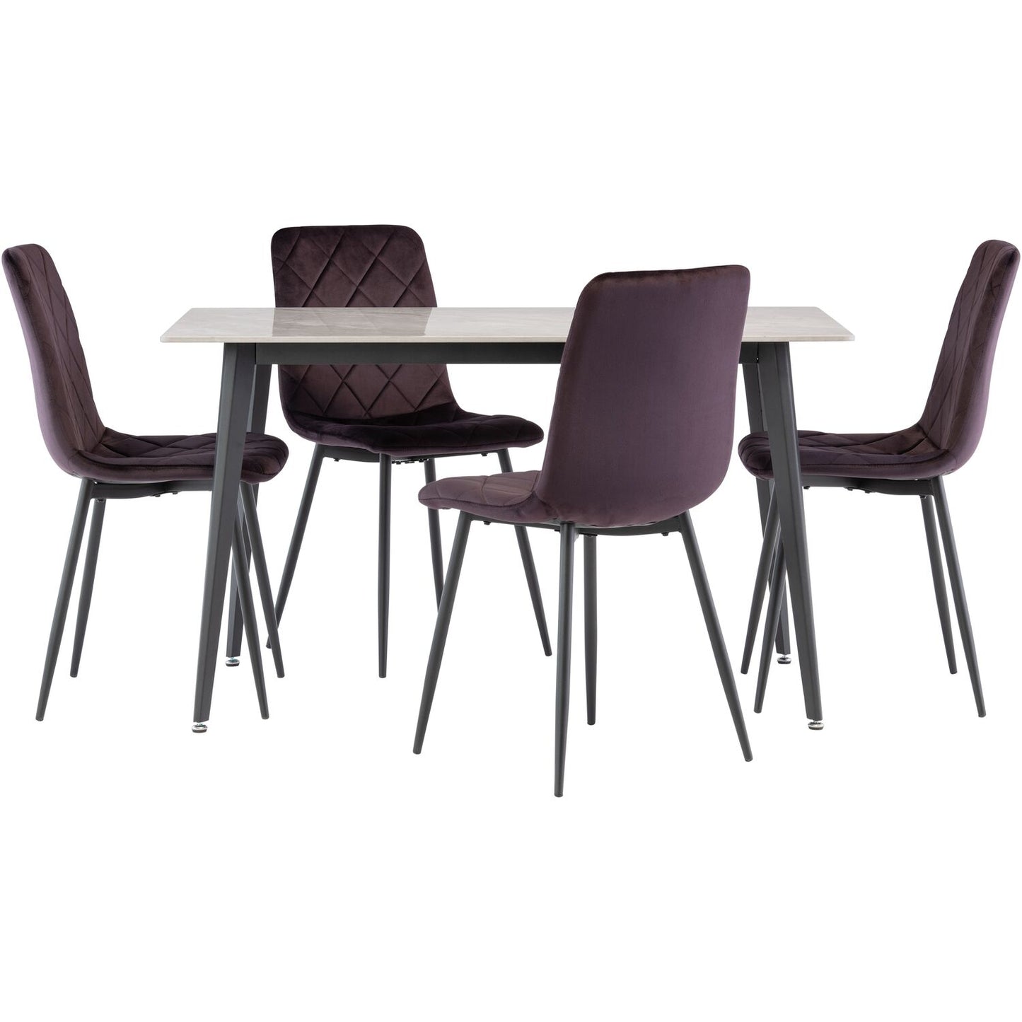 Bella Dining Chair Aubergine Purple