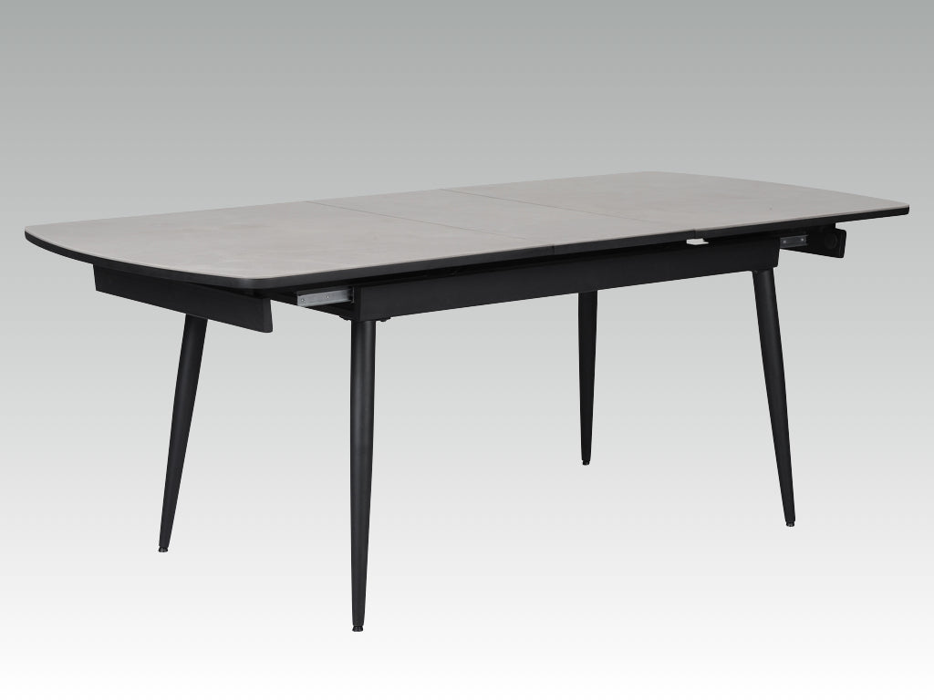 Cassino 160cm Automatic Extension Dining Set with 6 Cassino Dining Chairs