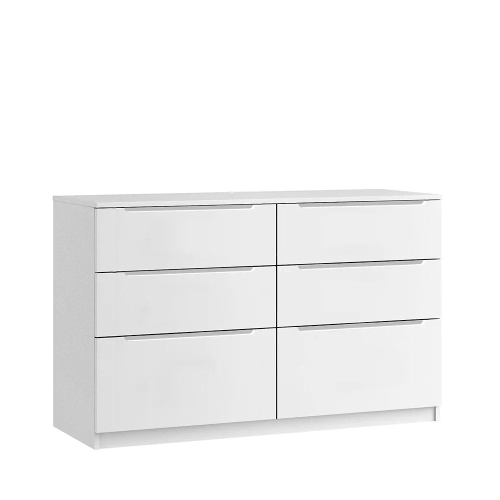 Genoa 6 Drawer Twin Chest (Inc Two Deep Drawers)
