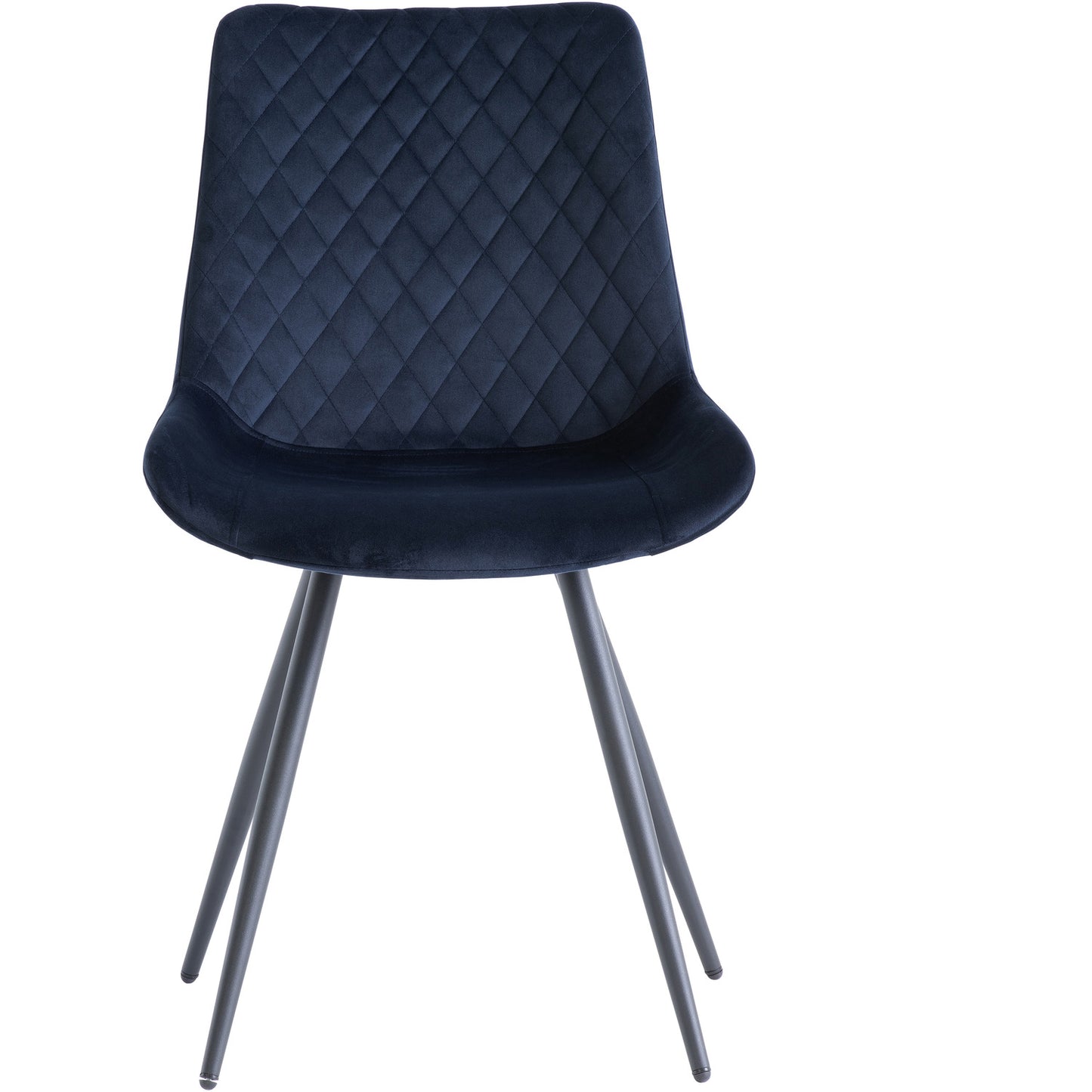 Mabel Velvet Dining Chair Deep Blue