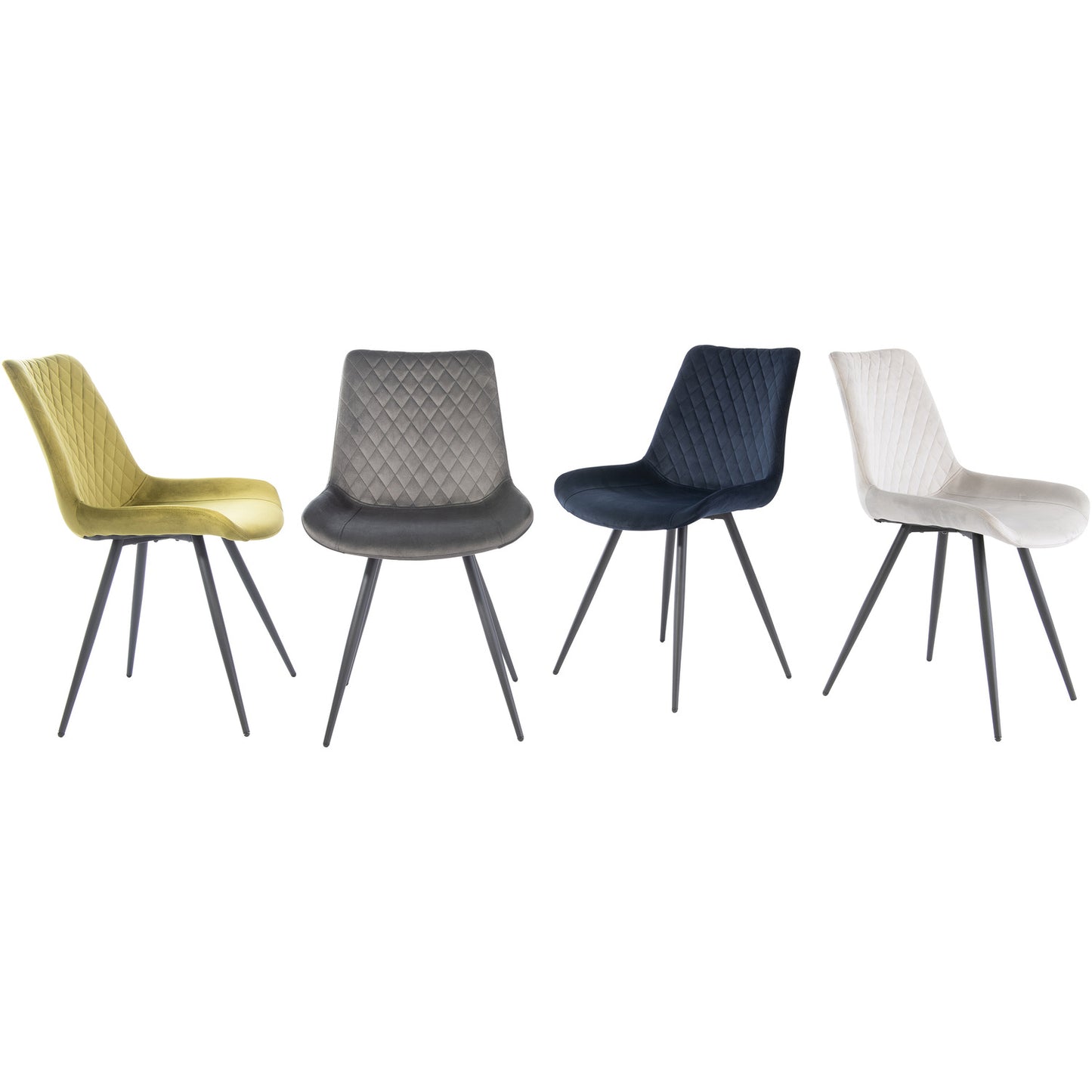 Mabel Velvet Dining Chair Deep Blue