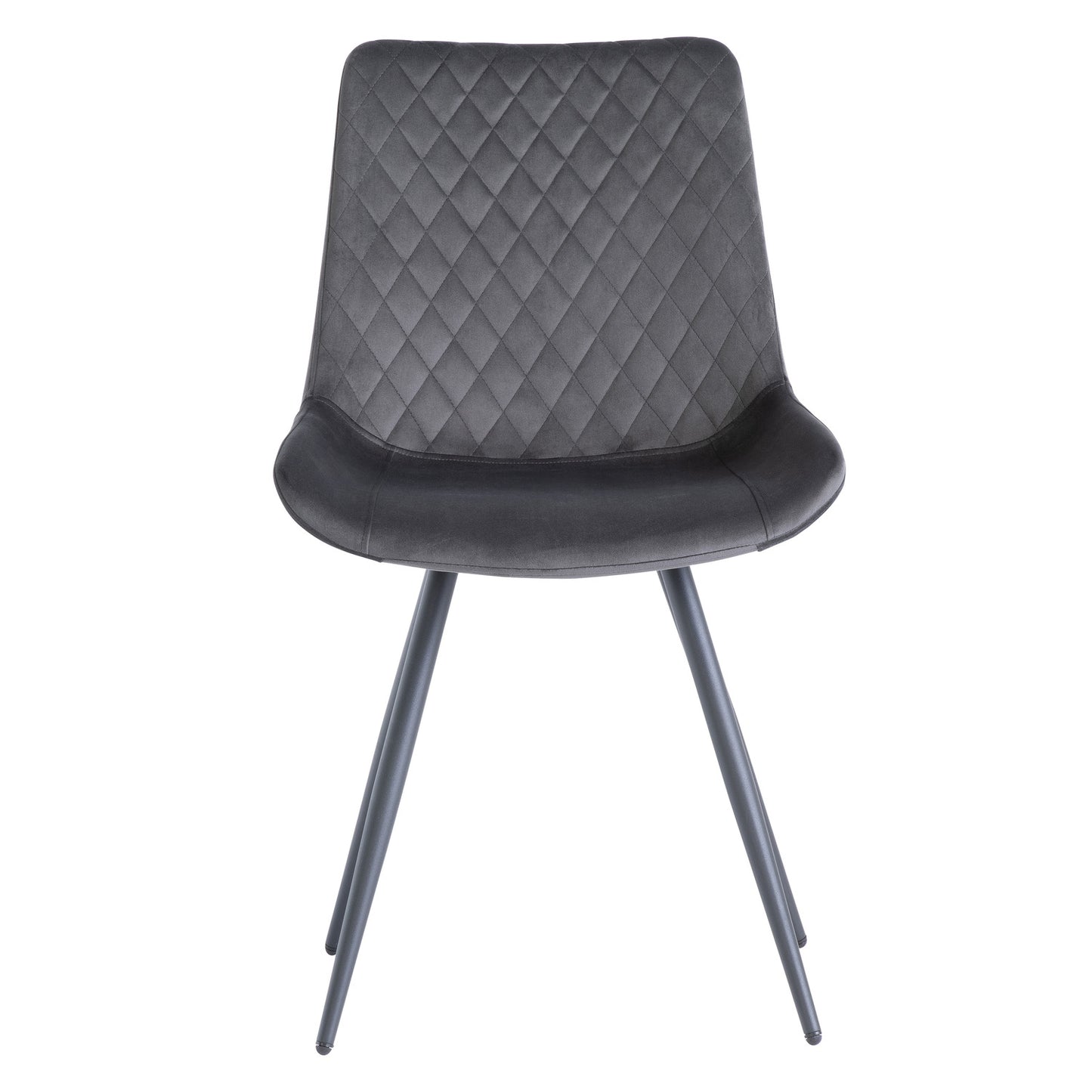Mabel Velvet Dining Chair Graphite