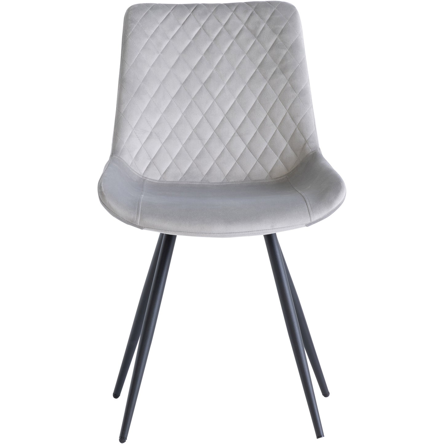 Mabel Velvet Dining Chair Silver
