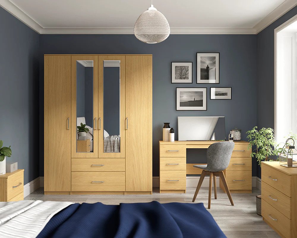 Ravenna 8 Drawer Twin Chest (Inc Two Deep Drawers)