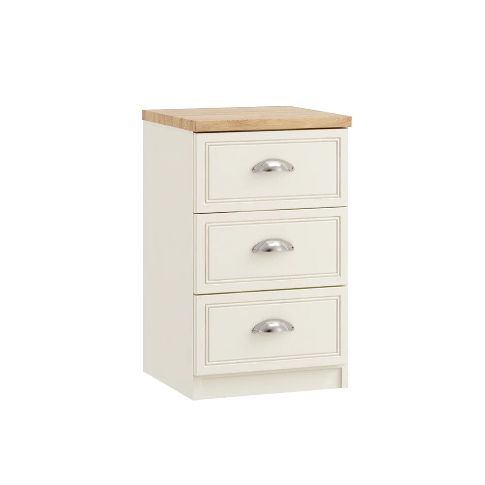 Vittoria 3 Drawer Bedside Chest