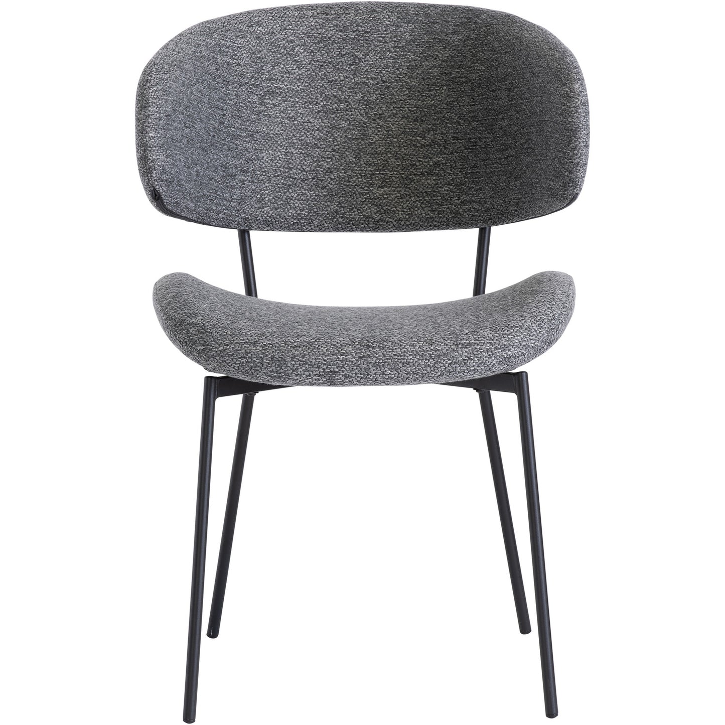 Willow Fabric Chair Dark Grey