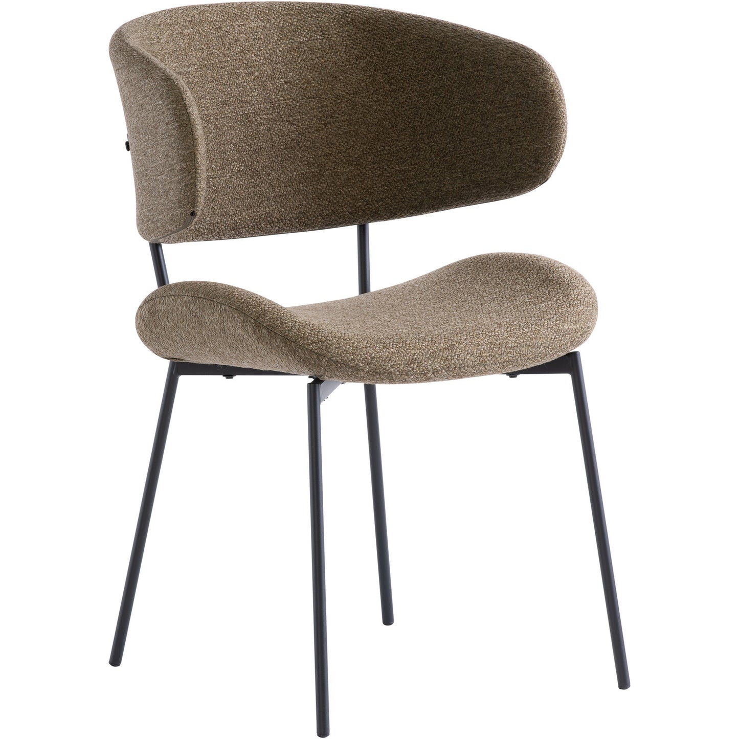 Willow Fabric Chair Olive Green