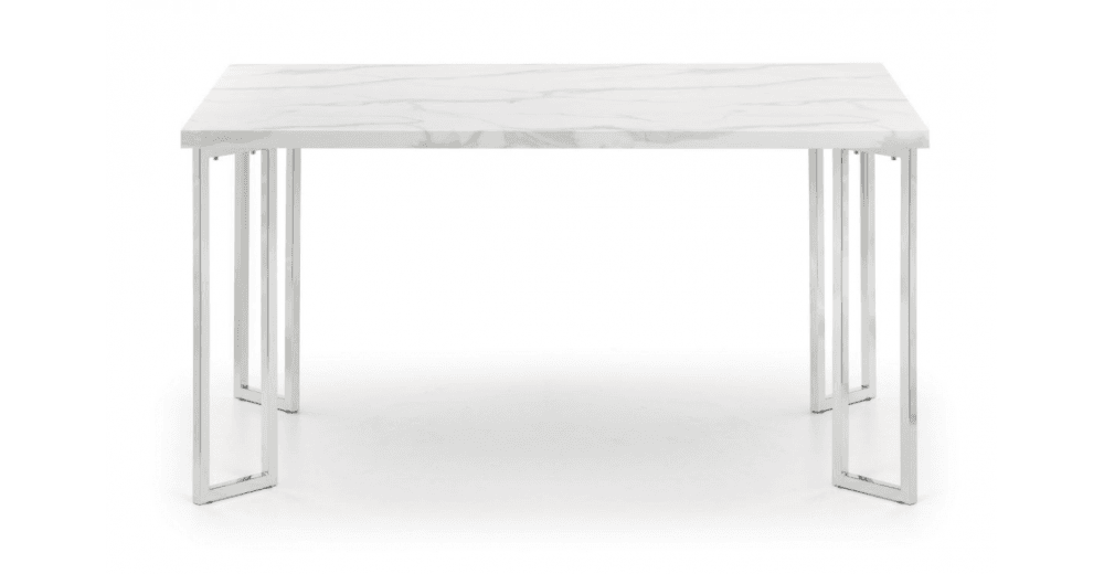 Positano Dining Set with 4 Roma Cantilever Dining Chairs grey