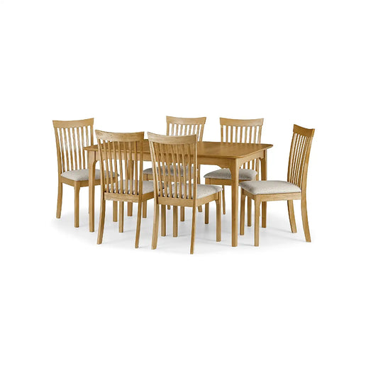 Ibsen Rectangular 150-190cm Dining Table with 6 Chairs