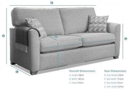 Rome 3 Seater Sofa