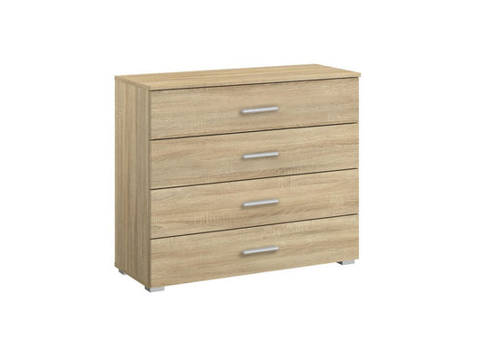 Alabama 4 Drawer Wide Chest Sonoma Oak