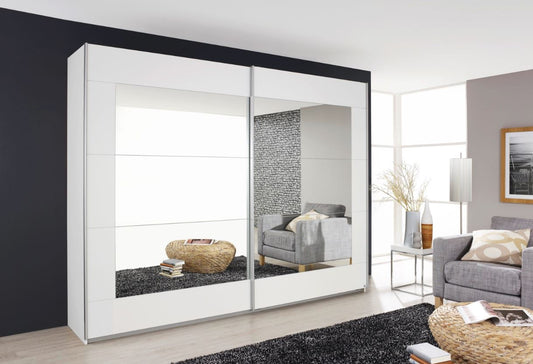 Alegro 2 Door Sliding Wardrobe in White