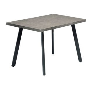 Amalfi Concrete Look Grey Leg 1.2m Dining Table