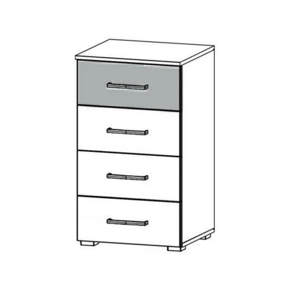 Barcelona 4 Drawer Narrow Chest
