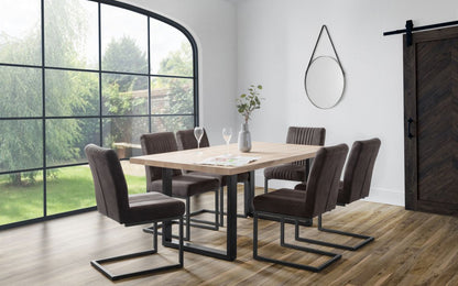 Berwick 1.8m Dining Table and 6 Brooklyn Chairs