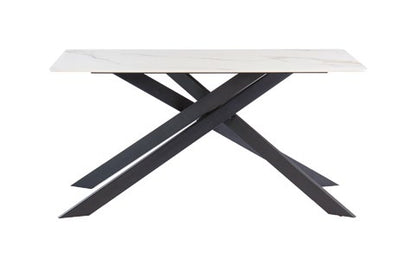 Camilla Kass Gold Black Leg 1.6M Dining Table