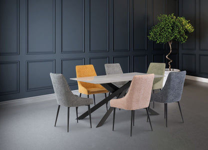 Camilla Rebecca Grey 1.6m Dining Table