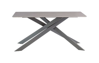 Camilla Matt Grey With Grey Legs 1.6m Dining Table