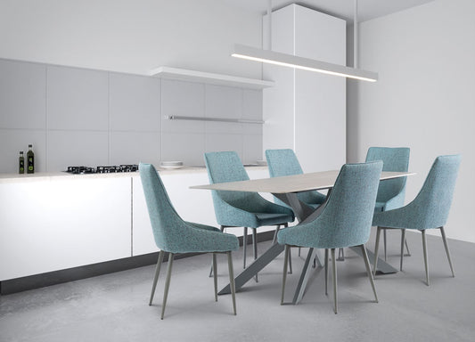 Camilla Matt Grey Leg 2m Dining Table