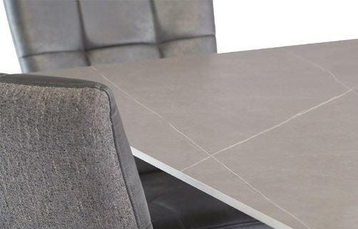 Camilla Matt Grey With Grey Legs 1.6m Dining Table