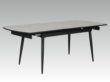 Cassino 160cm Automatic Extension Dining Set with 6 Cassino Dining Chairs