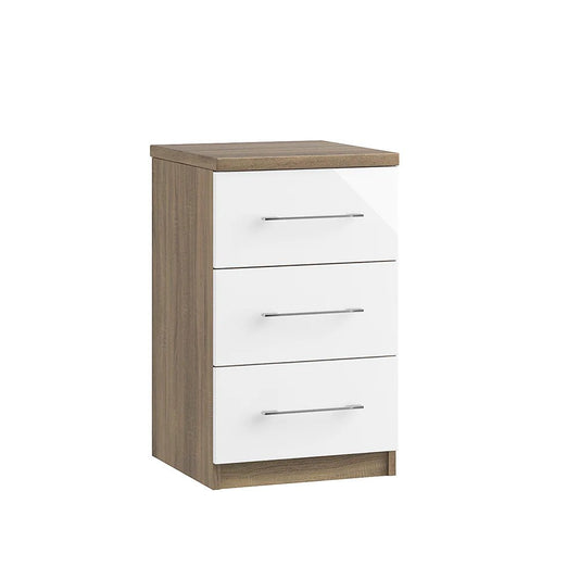 California 3 Drawer Bedside Chest