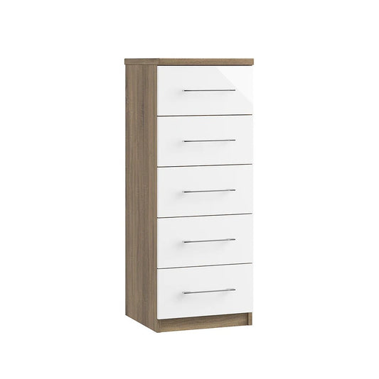 California 5 Drawer Narrow Chest