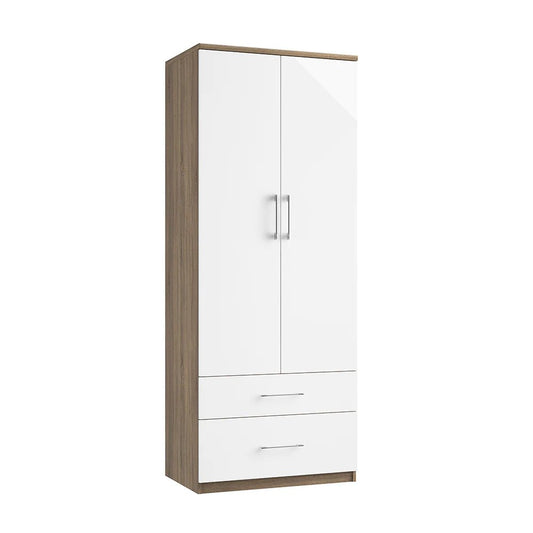California Double Tall 2 Drawer Gents Robe ( With One Deep Drawer)