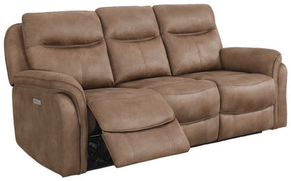 Claremont Sahara 3 Seater Recliner Sofa, Velvet Fabric