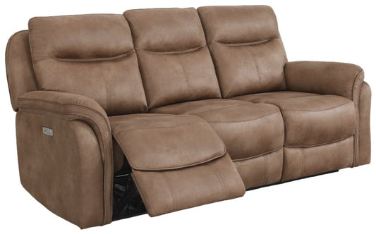 Claremont Sahara 3 Seater Recliner Sofa, Velvet Fabric