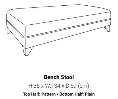 Capri Bench Footstool