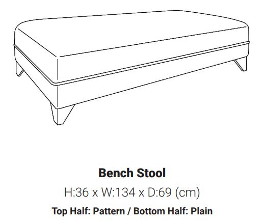 Capri Bench Footstool