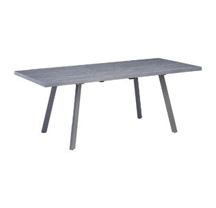 Picasso Dark Grey 1.6M (+0.4M) Extending Dining Table (Straight Leg)