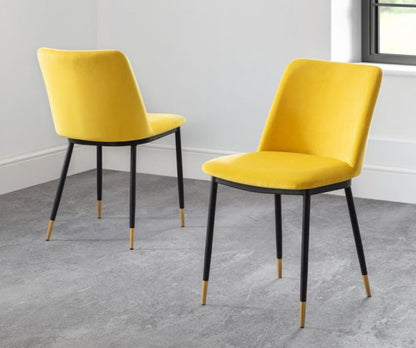 Delaunay Dusky Mustard Dining Chair