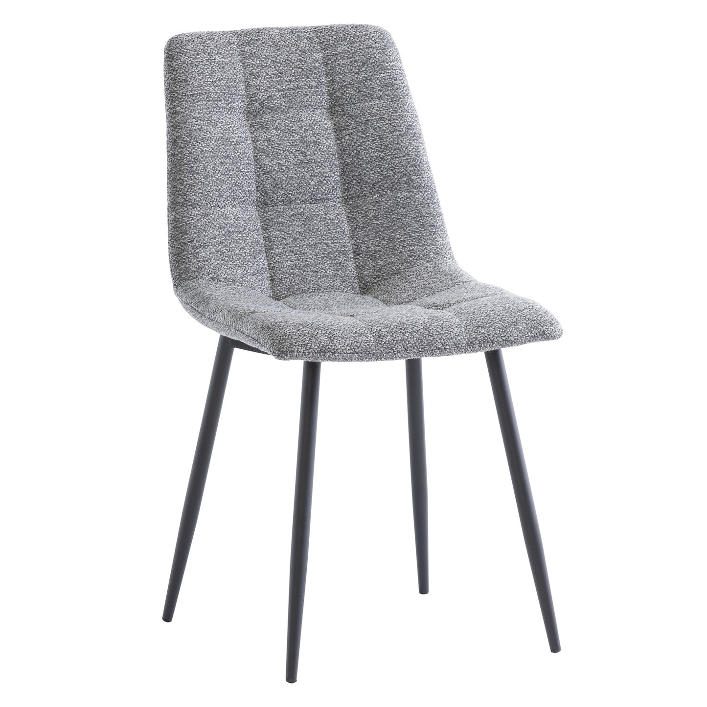 Esme Fabric Dining Chair Dark Grey