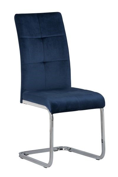 Florence Velvet Dining Chair Blue