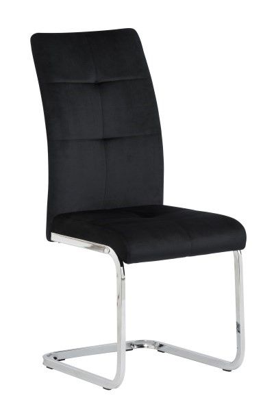 Florence Velvet Dining Chair Black