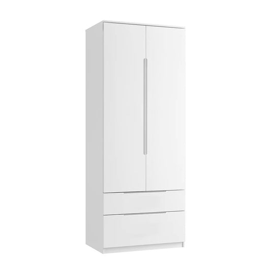 Genoa Double Tall 2 Drawer Gents Robe (With One Deep Drawer)