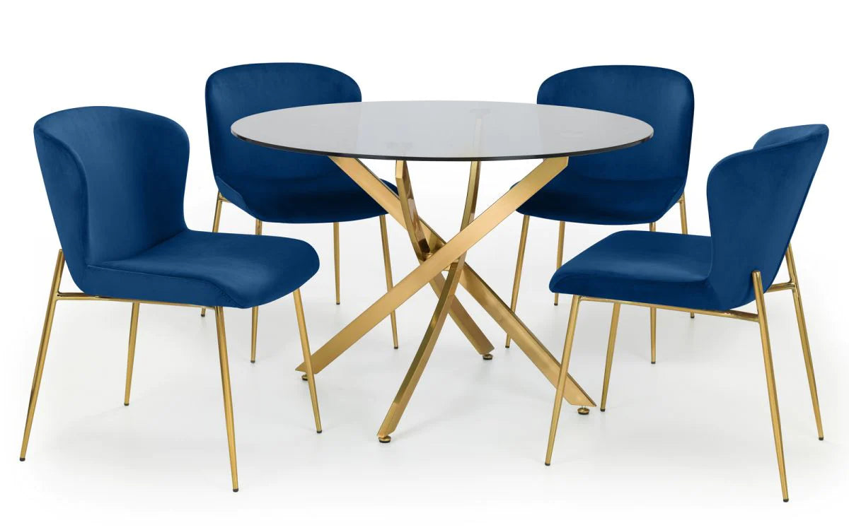 Harper Dining Chair Blue