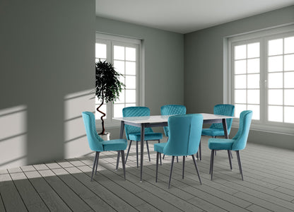 Ivy 1.3m Dining Table Rebecca Grey