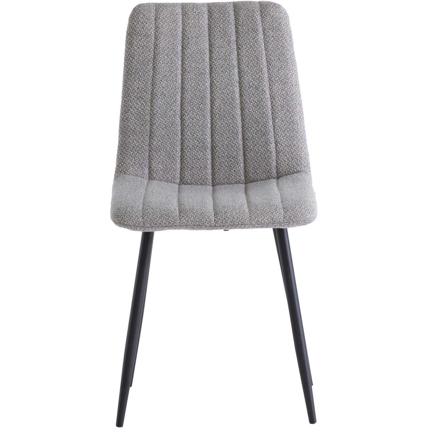 Lara Weave Silver Fabric Dining Chair