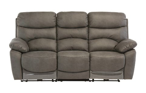 Lisbon Grey 3 Seater Electric Recliner Sofa