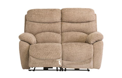 Lisbon Sand 2 Seater Electric Recliner Sofa