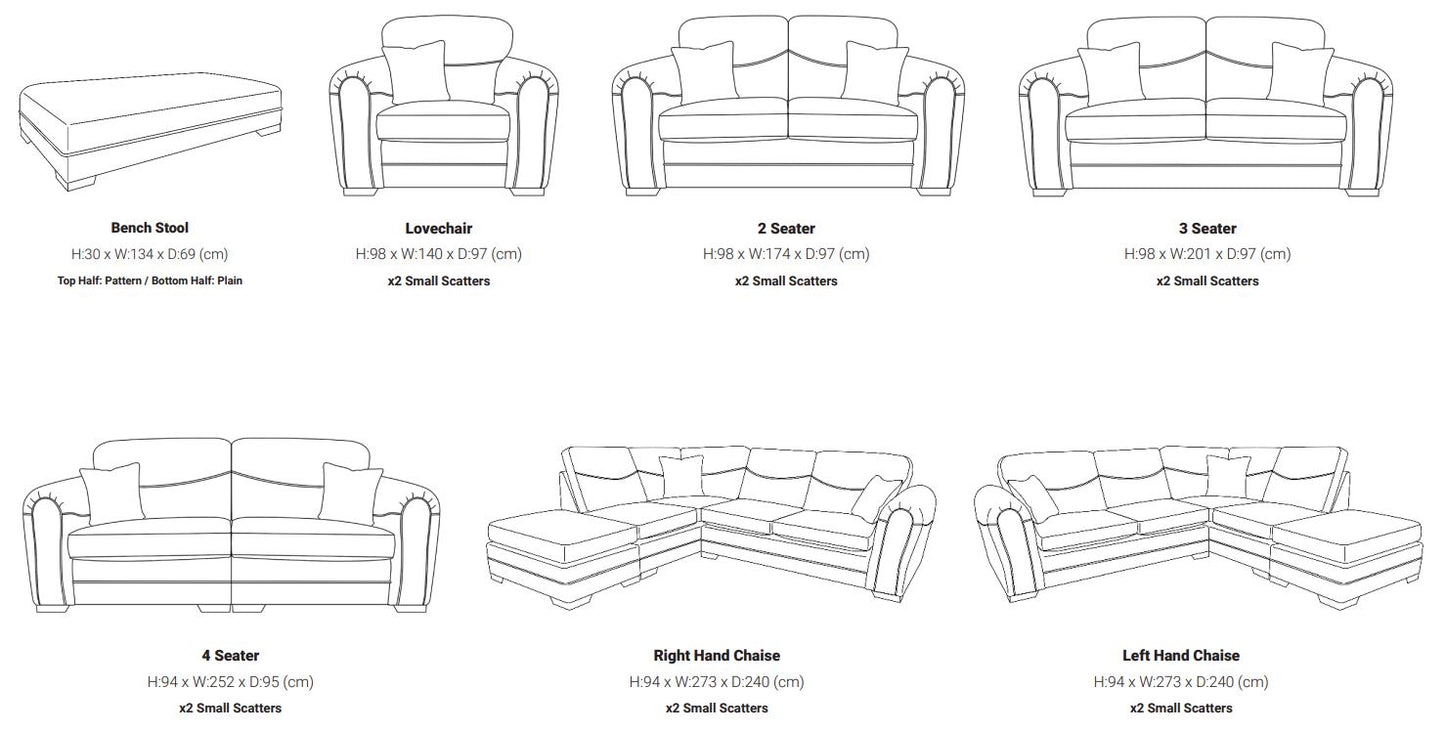 Lucca Sofa Collection