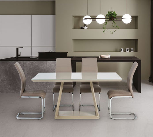 Lucca Latte 1.6m Dining Table