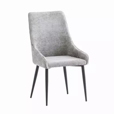 Malorie Boucle Grey Fabric Dining Chair